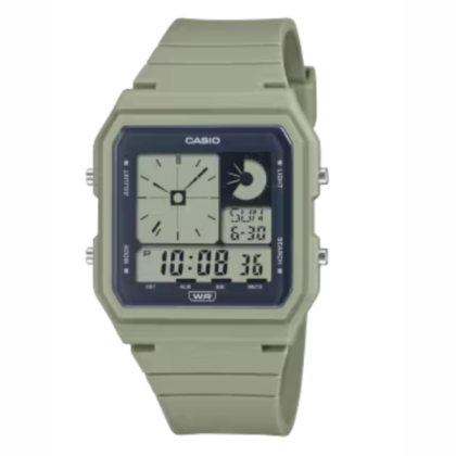 Casio General LF-20W-3A Pale Moss Green Resin Band Men Watch / Women Watch / Unisex